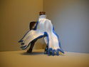 Papo Blue Dragon King blue and white cloak