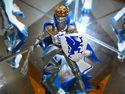 Papo Blue Dragon King blue and white cloak