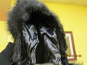  Elegant Black Mink Velour Lounger Gown Dress Hood