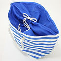 Nautical Beach Nautical Stripe Cruise Tote Bag Blu