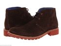 Ted Baker Mens  Degallo Houndstooth Suede Boots Si