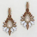  Flower Spike Shourouk Resin Enamel Neutral Gold D