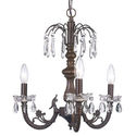 Jubilee Collection  Mocha Waterfall 3 Light  Cryst