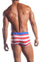 Men Patriotic Red White N Blue Stripes Americana S