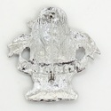 Crystal AB Silver Rhodium Santa Clause Christmas H