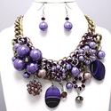 2014 Design Ladies Statement Purple Amethyst Gold 