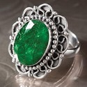 BEAUTIFUL EXQUISITE  10-ctw OVAL SHAPED EMERALD GR