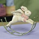 EASTER ANGEL SPARKLY THE  BUNNY RABBIT ROCKER(NEW)