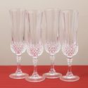 Longchamp  D'Arques Crystal Champagne Flute Glass 