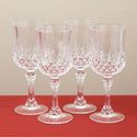 LONGCHAMP  D'ARQUES CRYSTAL GOBLET, WINE, JUICE, W