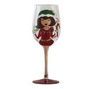  Santas Little Helper Christmas Holiday  Ladies Th