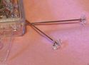 Apac & Oasis Diamante Pins with 5cm head 100pins p