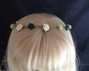 Tigerlilly Original mixed Green & Cream Floral Fes