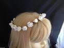 White Boho Ladies Floral Flower Festival Wedding G