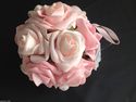  Pretty mixed Pink's Foam Rose Pomander Flower/kis