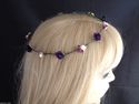 Purple & Ivory Boho Ladies Floral Flower Festival 