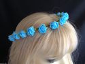 Blue Boho Ladies Floral Flower Festival Wedding Ga