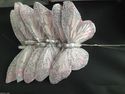 SFH2682 Pale Pink with Silver Glittered Feather Bu
