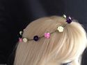 Multi coloured Boho Ladies Floral Flower Festival 