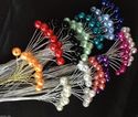 8mm Pearl Beads bunch of 12 on wire stem, great fo