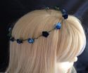 Blue Boho Ladies Floral Flower Festival Wedding Ga