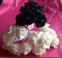 5cm Foam Rose's Artifical flowers with Diamante rh