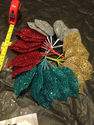 Add Bling with these Glittered Leaf bunches, Great