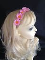 Daisy Hippy Hobo Hairband, all  handmade Great for