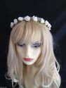White Boho Ladies Floral Flower Festival Wedding G