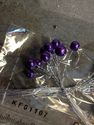 8mm Pearl Beads bunch of 12 on wire stem, great fo