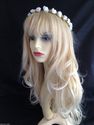 White Boho Ladies Floral Flower Festival Wedding G