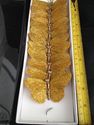 FE2933 Gold Feather Butterflies on fine wire pack 