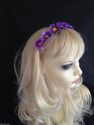 Daisy Hippy Hobo Hairband, all  handmade Great for