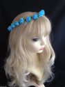 Blue Boho Ladies Floral Flower Festival Wedding Ga