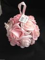  Pretty mixed Pink's Foam Rose Pomander Flower/kis