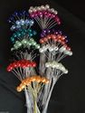 8mm Pearl Beads bunch of 12 on wire stem, great fo