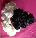 5cm Foam Rose's Artifical flowers with Diamante rh