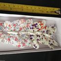 FE3201 Floral Print Butterflies on seperate wires 