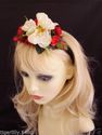 Tigerlilly original Ivory Silk Rose with pretty re