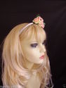 100% Polyester Flower Hairband, all handmade & Gre