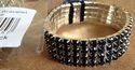 Add Bling with this Black Diamante Corsage Bracele