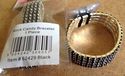 Add Bling with this Black Diamante Corsage Bracele