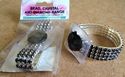 Add Bling with this Black Diamante Corsage Bracele
