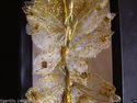 Apac New Design FE3165 7cm Gold Gauze Butterflies 