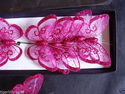 Apac New Design FE3126 Hot Pink Gauze Butterflies 