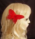 Beautiful Feather Butterfly on clip/brooch. Great 