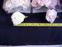 PVC box of 6 Foam Rose Heads Great for all Bridal 