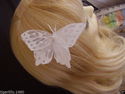 Beautiful Feather Butterfly on clip/brooch. Great 