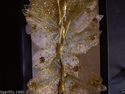 Apac New Design FE3165 7cm Gold Gauze Butterflies 