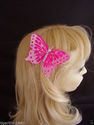 Beautiful Feather Butterfly on clip/brooch. Great 